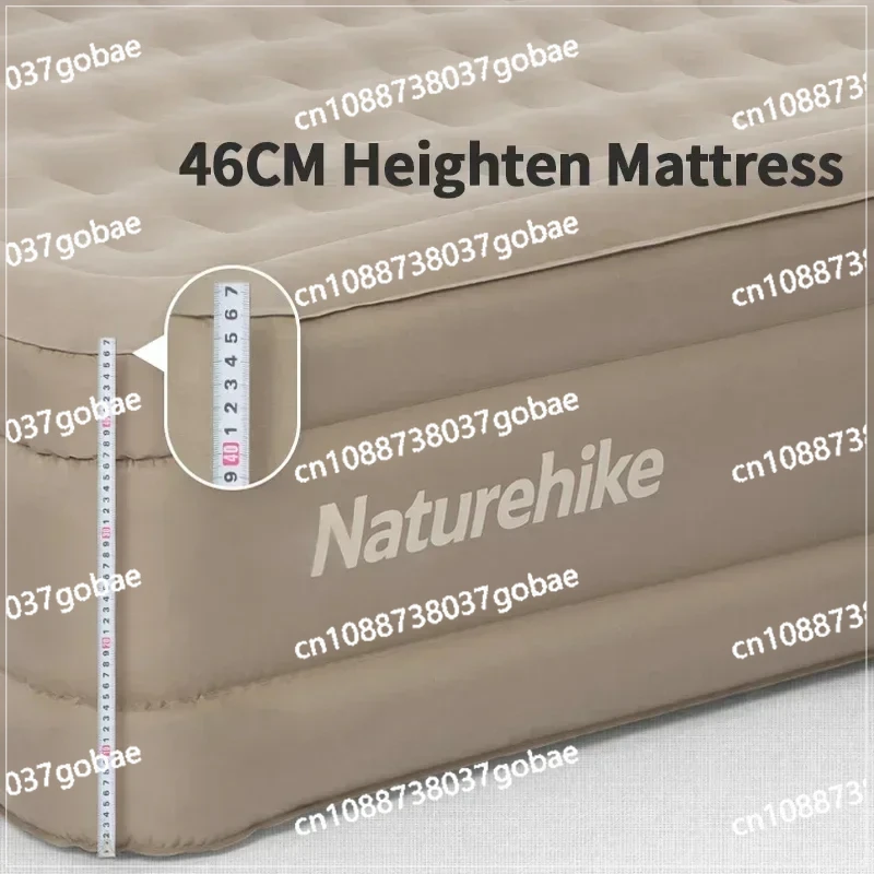 Outdoor Camping 45cm Thick TPU Inflatable Pad Portable 2Persons Sleeping Mattress Large Mat Free Give Repair Bag