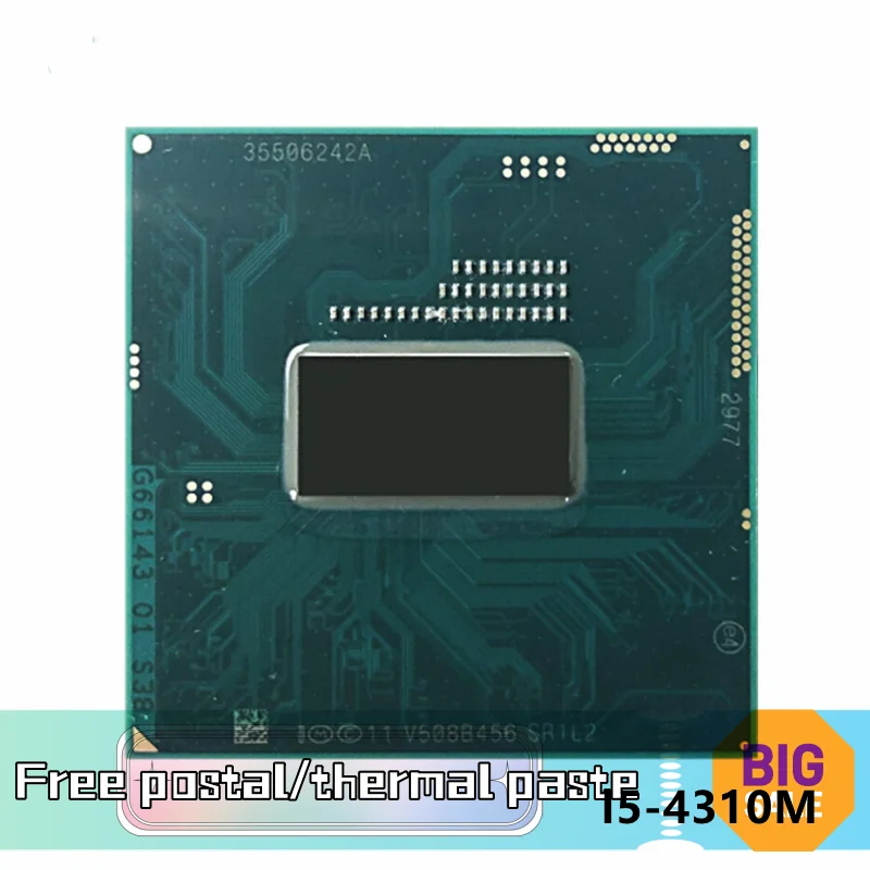 

Core I5-4310M CPU I5 4310M SR1L2 FCPGA946 2,70 ГГц-3,40 ГГц 3M двухъядерный