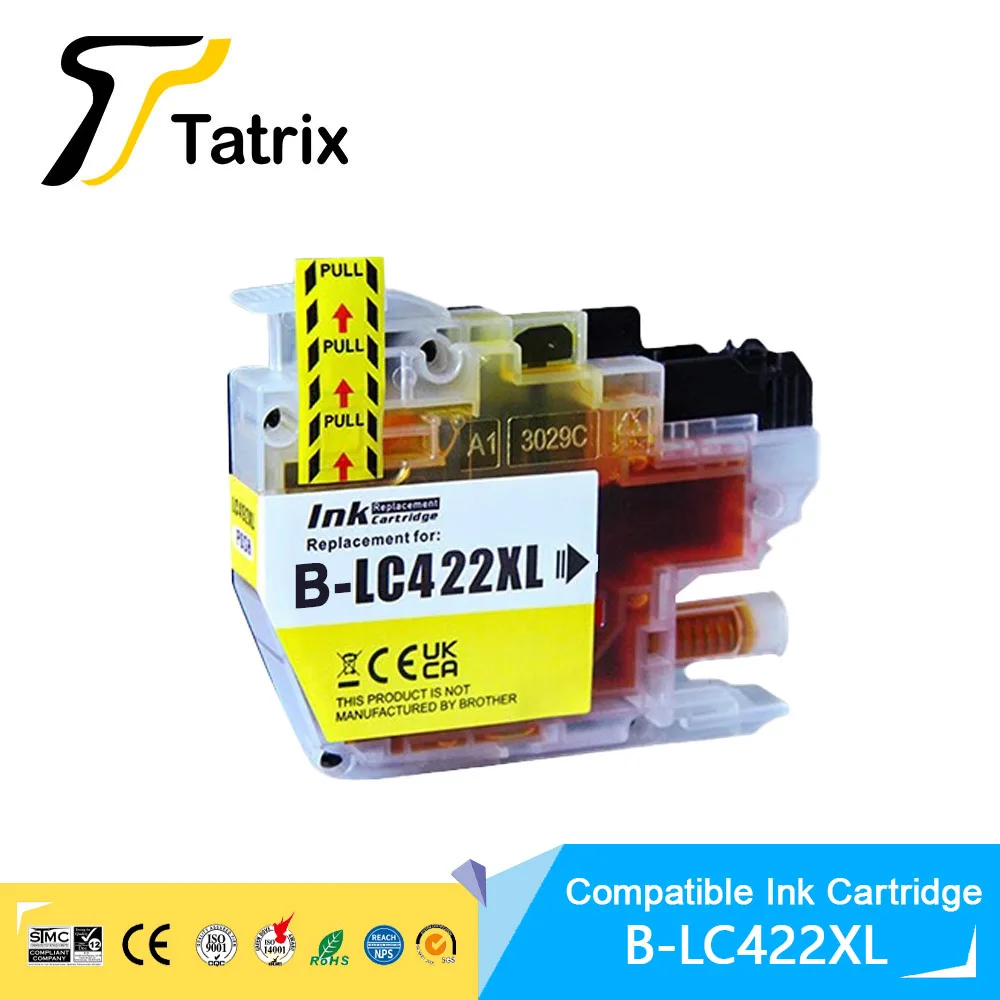 Imagem -06 - Tatrix-cartucho de Tinta Compatível Apto para Brother Mfc-j5340dw Mfc-j5345dw Mfc-j5740dw Mfc-j6540dw J6940dw Lc422xl Lc422 Capacidade de Alta Capacidade