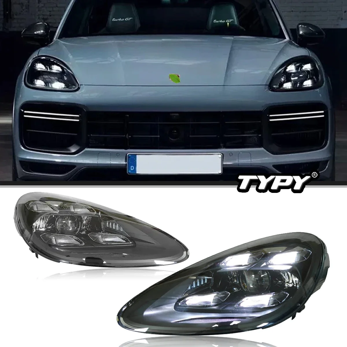 

Автомобильные фары, светодиодные фары для Porsche Cayenne 958.1 958.2 2011-2018, обновление 2020, матричные лазерные фары