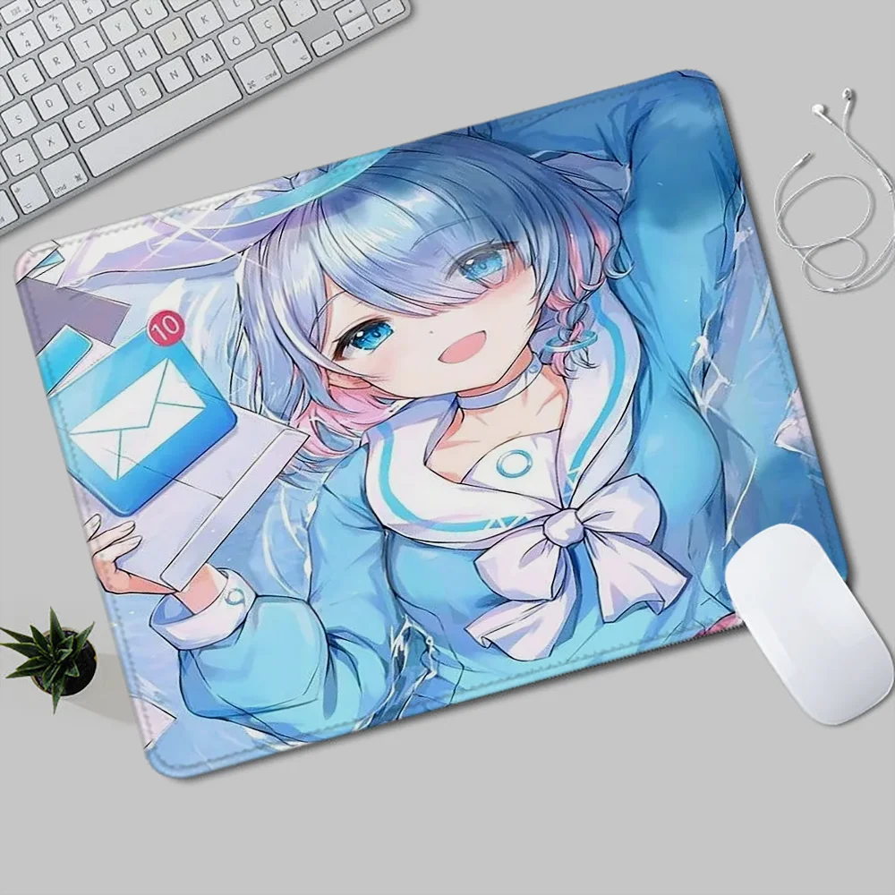 Mousepad Anime Mouse Pad Cute Blue Archive Gaming Mat Cute Desk Accessories Office Offices Mats Gamer Gadgets Computer Mause Rug
