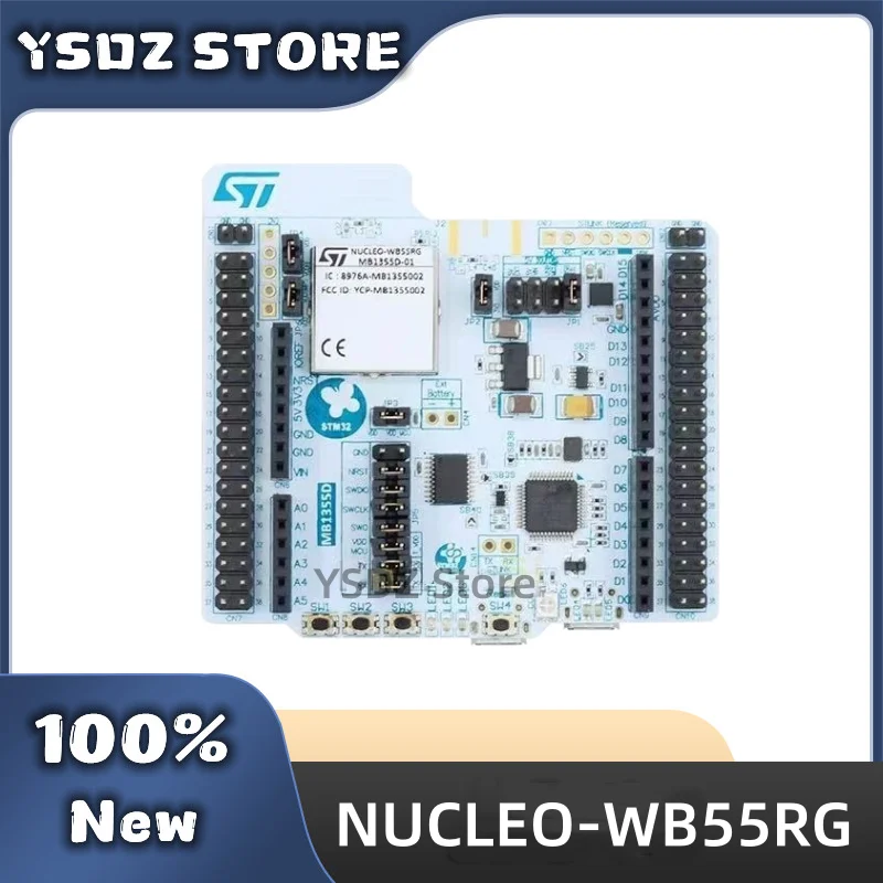 New Original NUCLEO-WB55RG uses the STM32WB55RGV6 Nucleo-64 STM32WB wireless MCU development board in stock Fast Shipping