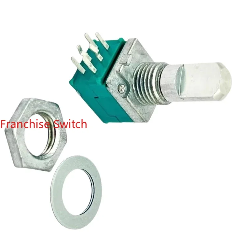 10PCS Audiophile-grade Audio Small RK09 Precision Rotating Carbon Film Potentiometer, Dual B50K D Axis