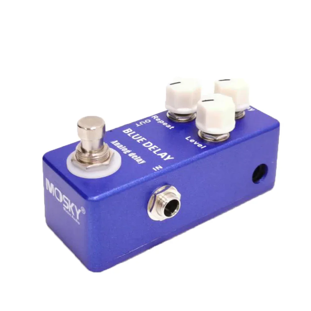 MOSKY Mini Deep Blue Delay Electric Guitar Effect Pedal True Bypass Guitar Parts & Accessories