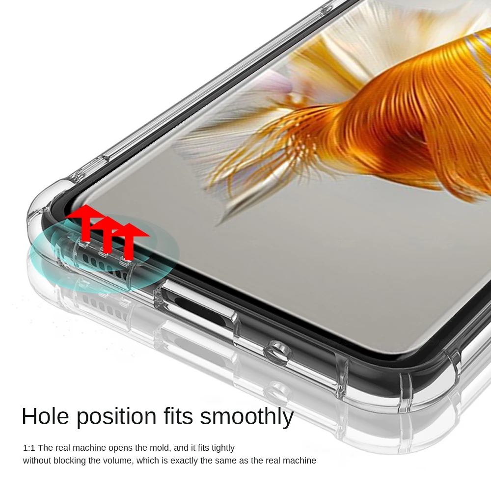 AirBag Transparent Shockproof Silicone Case For Huawei Mate 10 20 X 30 40 50 60 Pro Plus Lite 20X Soft TPU Back Phone Cover