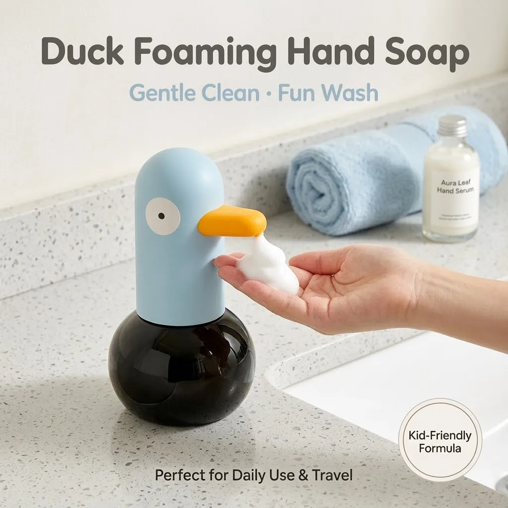 Children Soap Dispenser Touchless Auto Foam Dispenser with 2 Gear Foaming 400ml USB Waterproof for Kitchen Bathroom Hand Soap