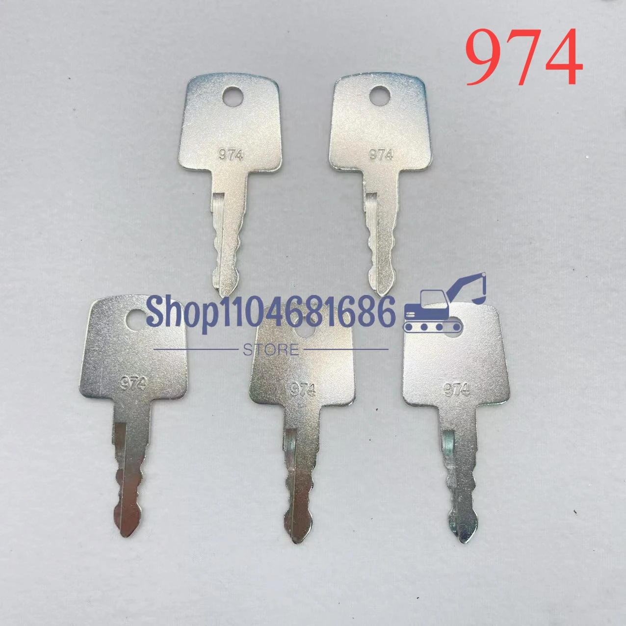 

5 шт. 974 ключ для тяжелого оборудования 2820-00003 ключ зажигания Sakai роликовый компактор-погрузчик оборудование