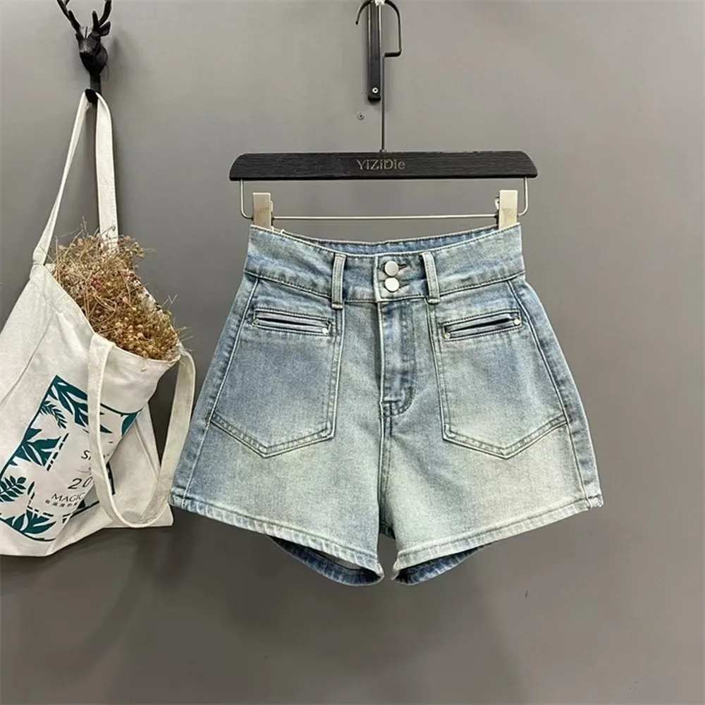 Zomer Sexy Denim Shorts Voor Dames Met Ultralage Taille En Blootgestelde Mujer Jean Shorts Y 2K Streetwear