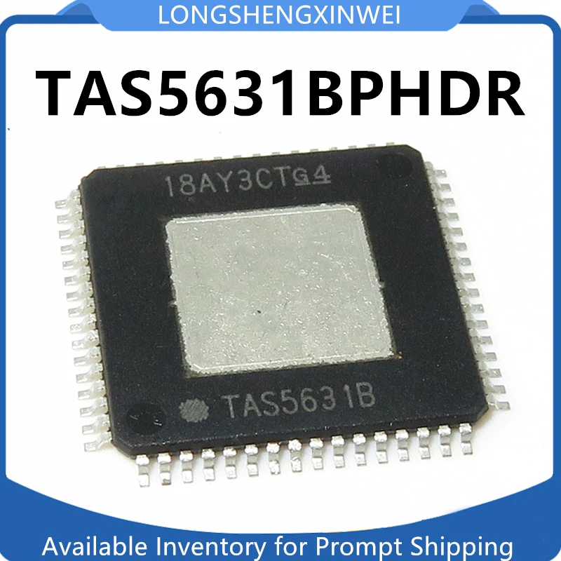 1PCS TAS5631B TAS5631BPHDR HTQFP-64 High Power Audio Amplifier Chip New Original