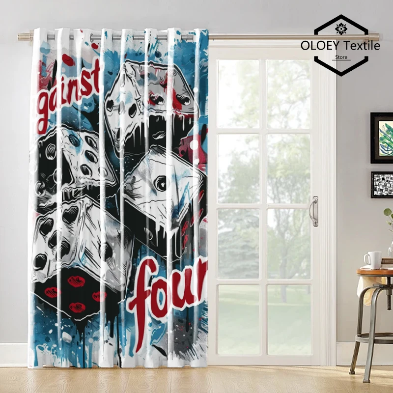 

Exclusive Digital Print Blackout Drapes - Living Room Curtains with HD Nature Art Thermal Insulated Window Decor