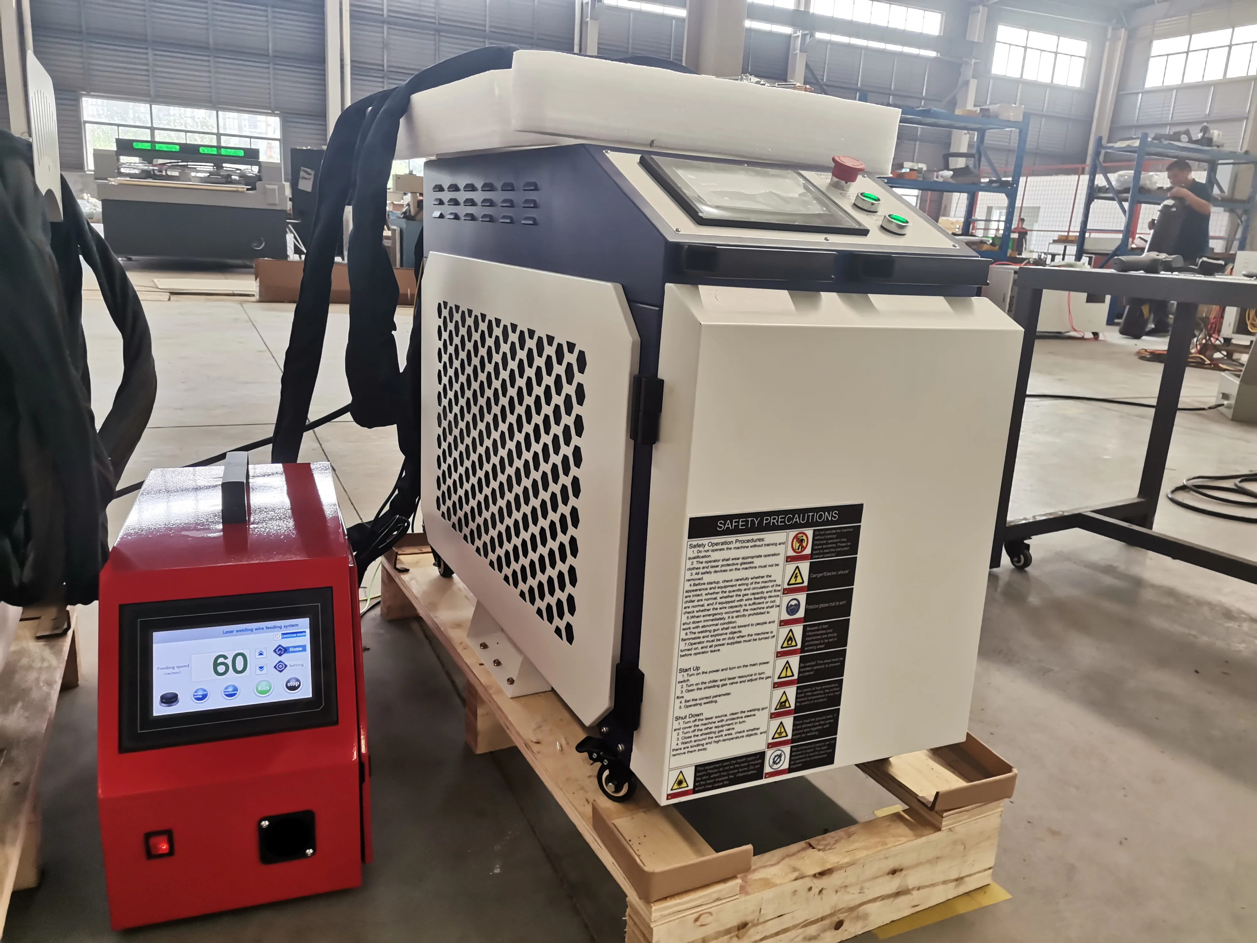 Good welding effect Automatic Fiber Optic Welders 1500w Welding Machine