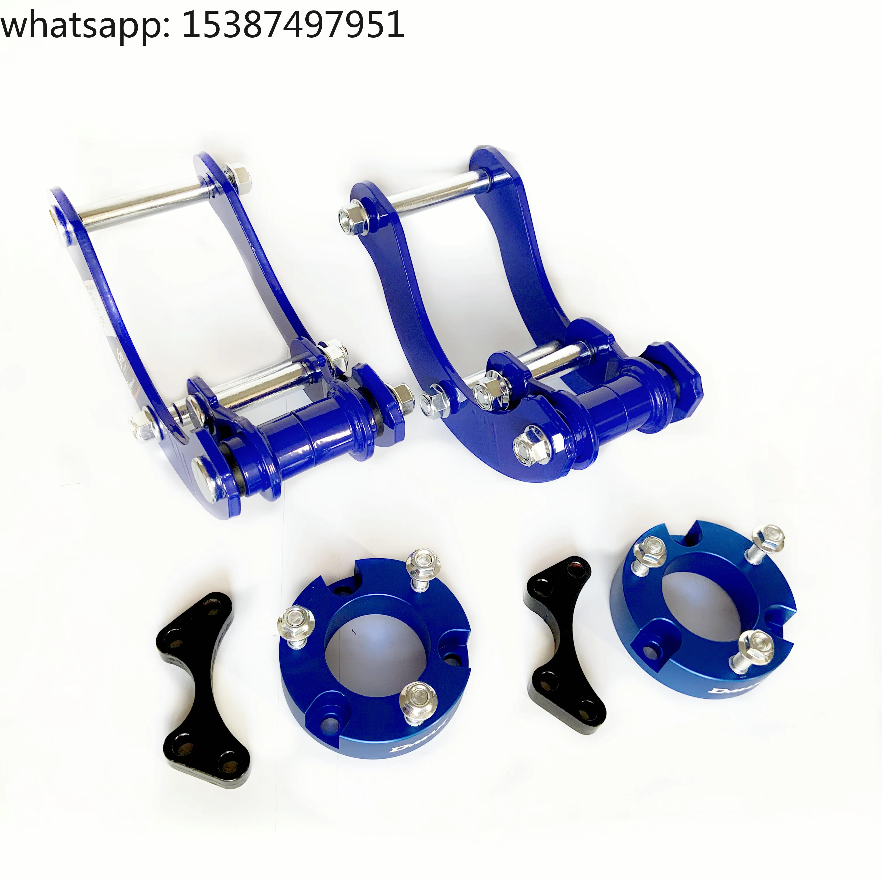 For Good Quality Lift Kit Suspension 2 Inch for Dmax 2012 - 2019 Leaf Spring G-Shackle Aluminum Spring Shock Spacer