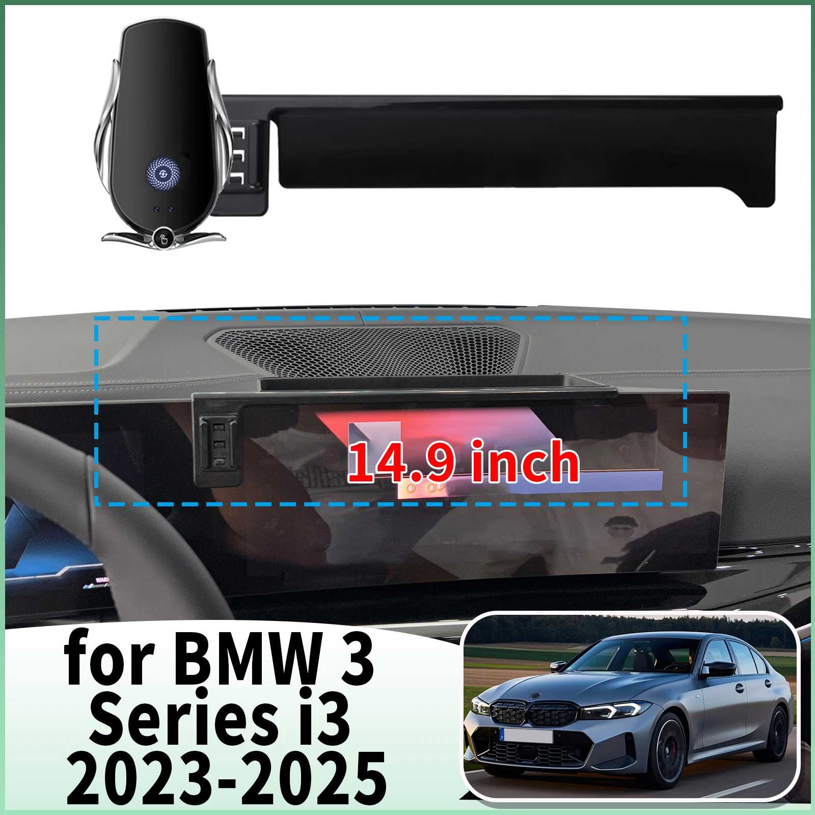 

fit for BMW 3 Series i3 2023 2024 2025 Specific Dashboard Navigation Phone Holder Mount Design Car​​ accessoires