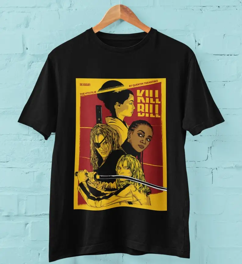 kill-bill-crewneck-t-shirt-quentin-tarantino-tee-shirt-movie-lover-gift-movie-night-shirt