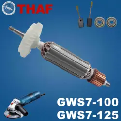 AC 220V 240V GWS7-100 GWS7-125 Armature Rotor For BOSCH Angle Grinder Spare Parts Grinder GWS 7-100 GWS 7-125
