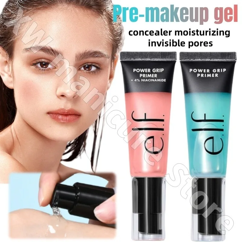 

Elf Power Grip Pre-makeup Gel Even Skin Tone Invisible Pores Moisturizing Primer Concealer Isolation 24ml