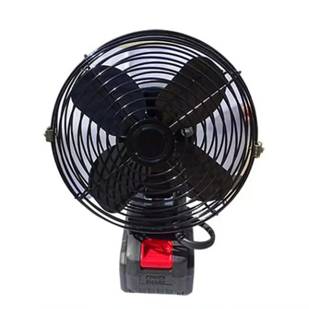 Портативный вентилятор с литиевой аккумуляторной батареей и интерфейсом Dayi, подходящий для кемпинга и походов на открытом воздухе.