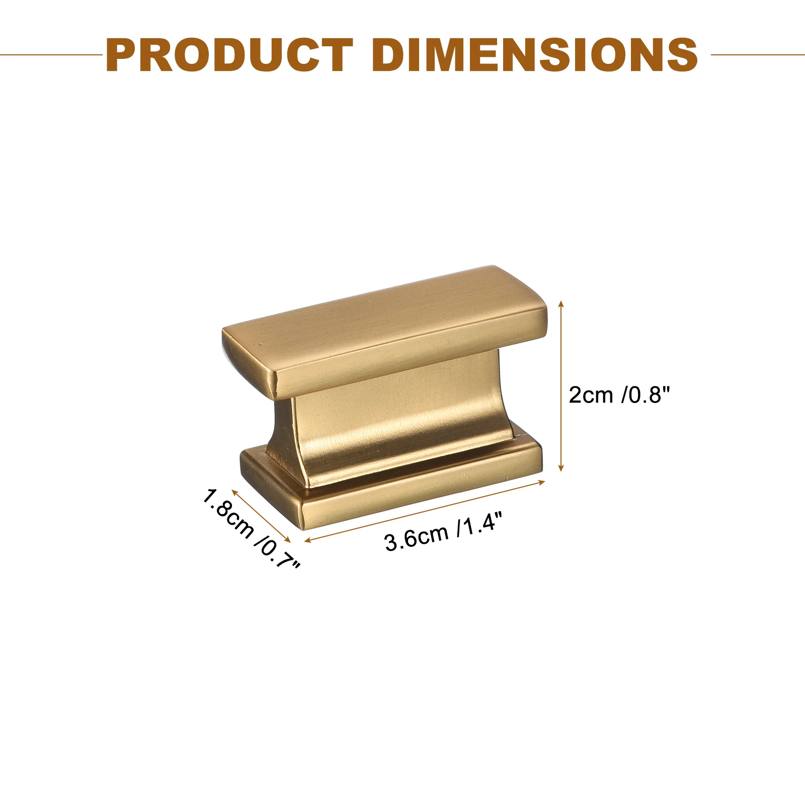 10 Stück quadratische Schrank knöpfe Gold/Silber Kommode Knöpfe Küchen schrank Hardware für Schrank Schrank Bad Kommode Schubladen knöpfe