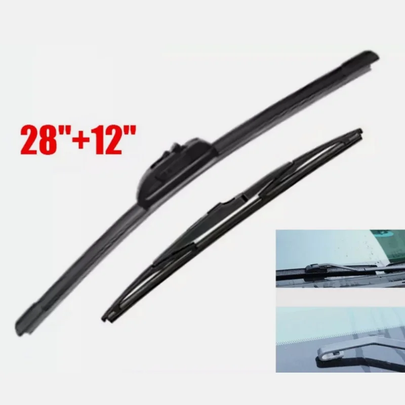 Front Rear Wiper Blade For Toyota Yaris 2011-ON Windshield Windscreen Tailgate Window Rain Brush 28\