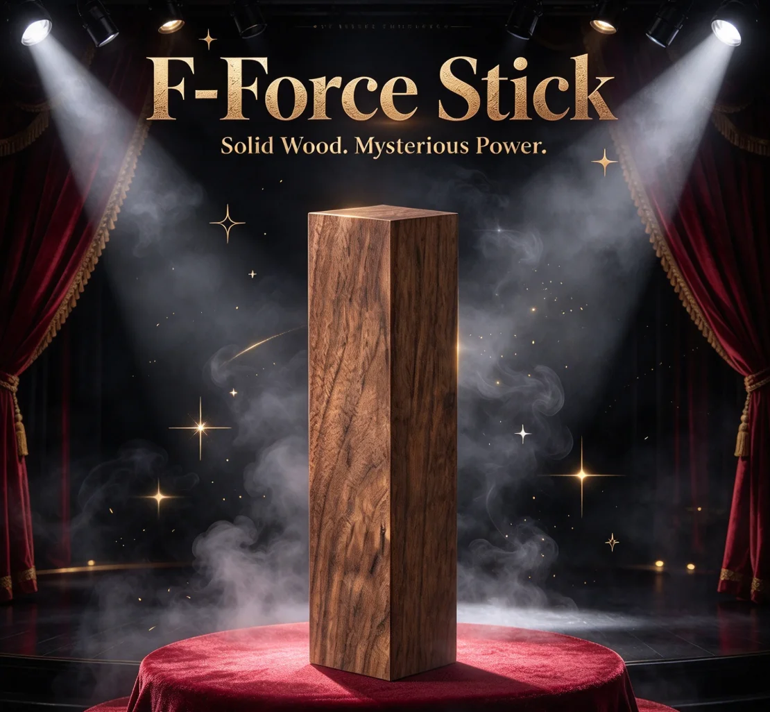 Mentalism Magic Tricks F-Force Stick Four-Way Directional Control Prediction Prop Close-Up Mind Reading Illusion for Magicians