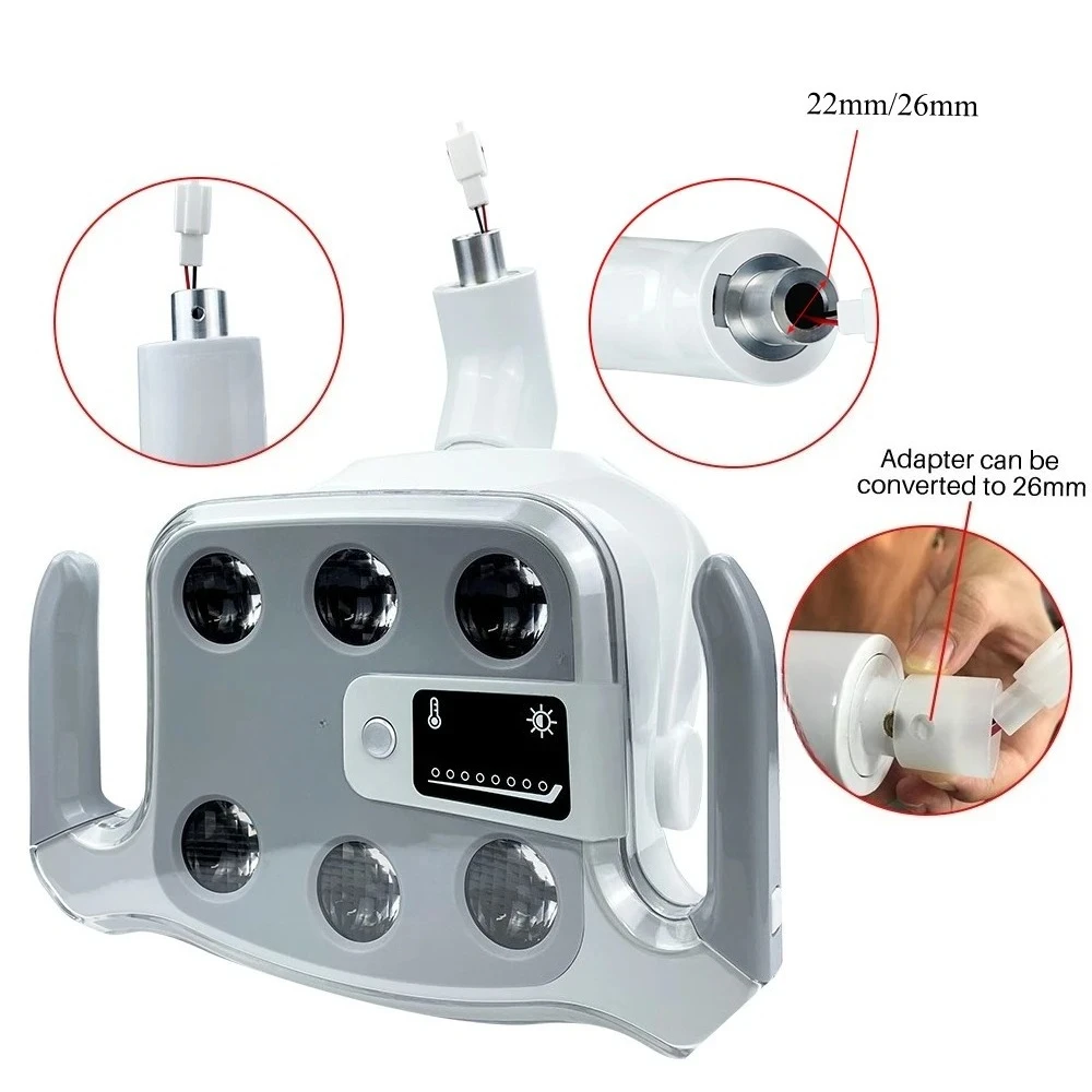 Lámpara ajustable con 6 bombillas Equipo para iluminación