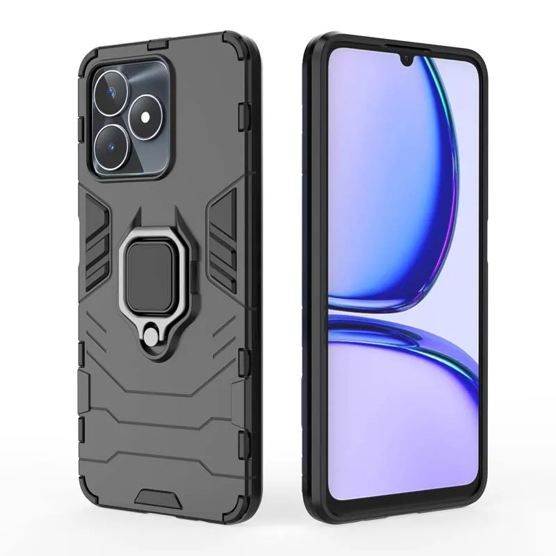 For Realme C51 C53 C55 Case ShockProof Armor Protective Bumper Back Phone Cover for Oppo A18 A38 A58 A58X A78 A98 4G 5G Fundas image 3