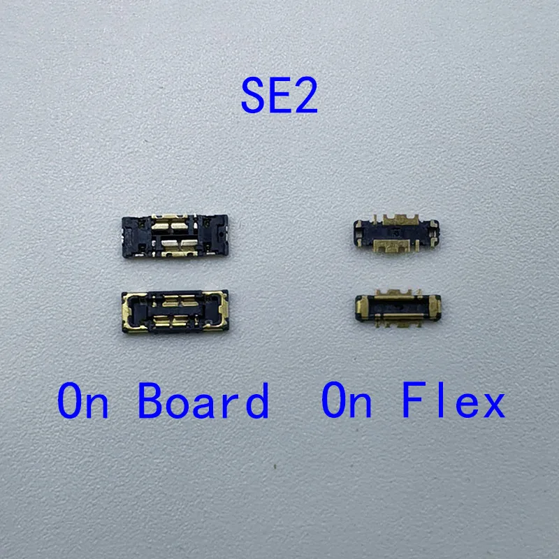 5-10pcs FPC Battery Connector Clip Holder For Iphone SE 2020 SE2 2022 SE3 Inner Connector On Board