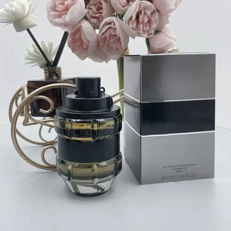 عطر باشن بومب الجديد للرجال، عطر يدوم طويلاً، 3.06 أونصة/90 مل، بخاخ عطر محمول، هدية رائعة للعطلات