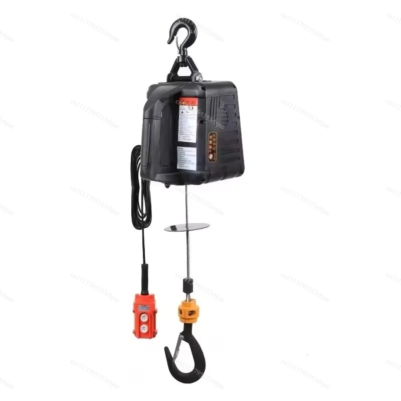 3in1 Portable Electric Hoist 220V Wireless Remote Control Winch Crane Machine Hook Pulley System