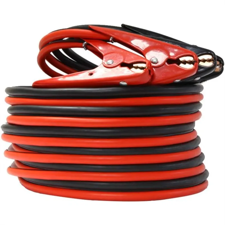 

Heavy Duty Jumper Cables 1 Gauge 800A 25ft with Clamps and Carrying Bag for Car SUV Truck