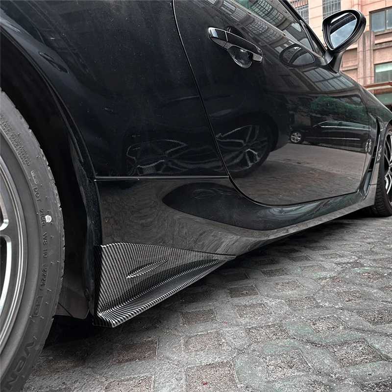 

Side Skirt Splitter For Toyota GR86 Subaru BRZ 2022-2025 Accessories Carbon Fiber