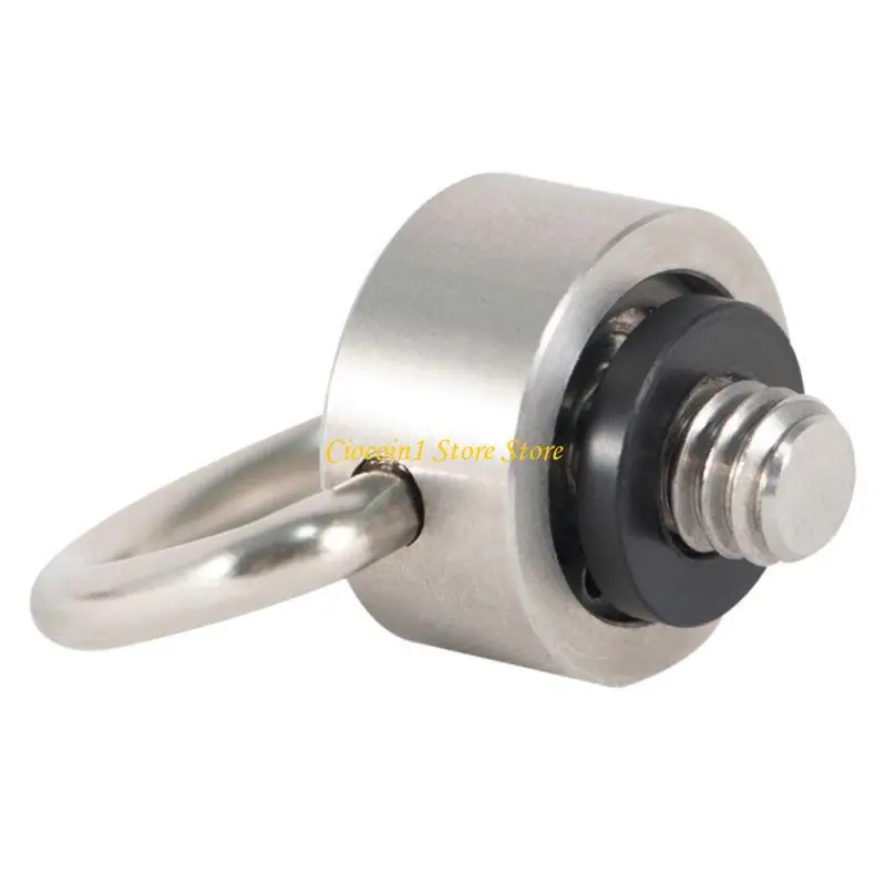 A3PC Quick Release D Rings Tripods Screw Stainless Steel 1/4" Thread Flats Head Screw