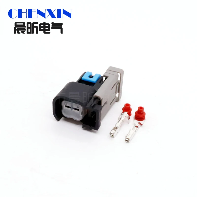 

1 комплект, 2-контактный автоматический водонепроницаемый разъем 15305086, система двигателя EFI Buick Regal Lacrosse Excelle GL8 Chevrolet Malibu, разъем инжектора