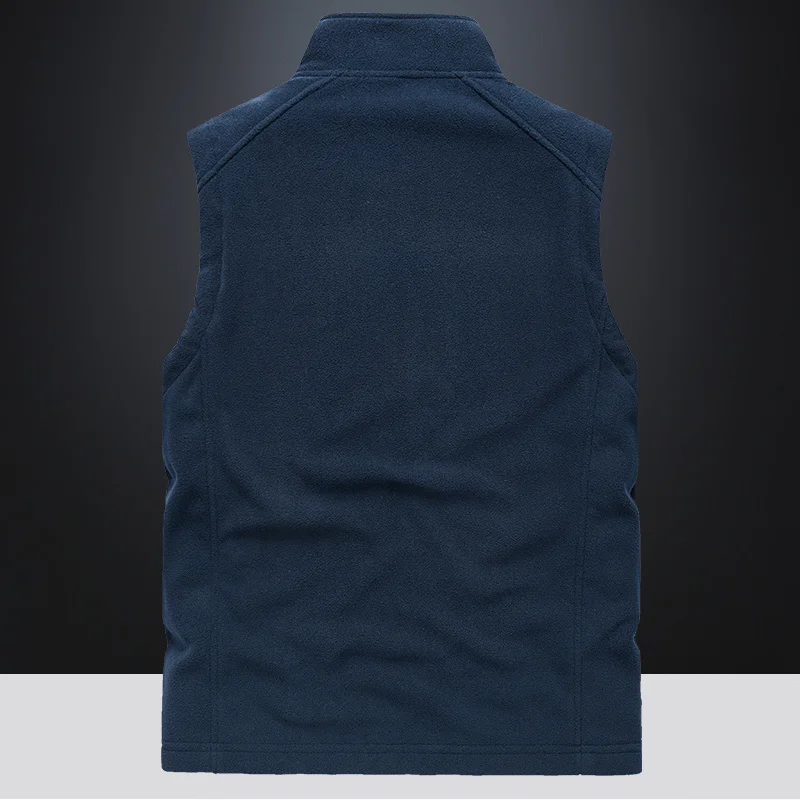 Standing Collar Vests Men\'s Autumn And Winter Warmth Double-sided Velvet Sleeveless Jacket Casual Windproof Vest Fleece Camisole