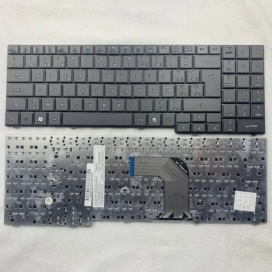 

Belgian Laptop Keyboard for Clevo DNS ECS MB50 MB50II MB50IA MB50IA1 Azerty BE Layout