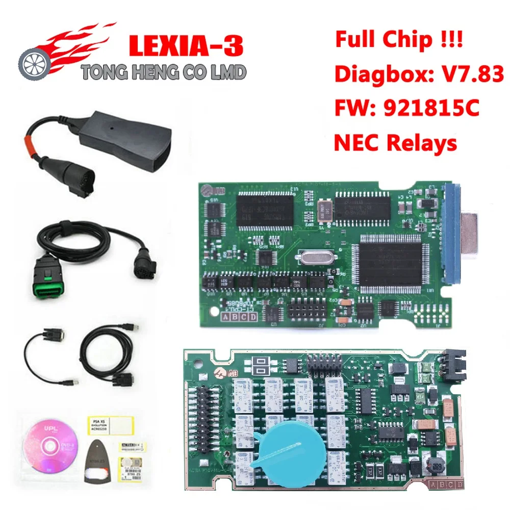 

Lexia3 Full Chip Lexia3 V48/V25 Newest Diagbox V7.83/V9.91 PP2000 Lexia-3 Firmware 921815C for P-eugeot C-itroen