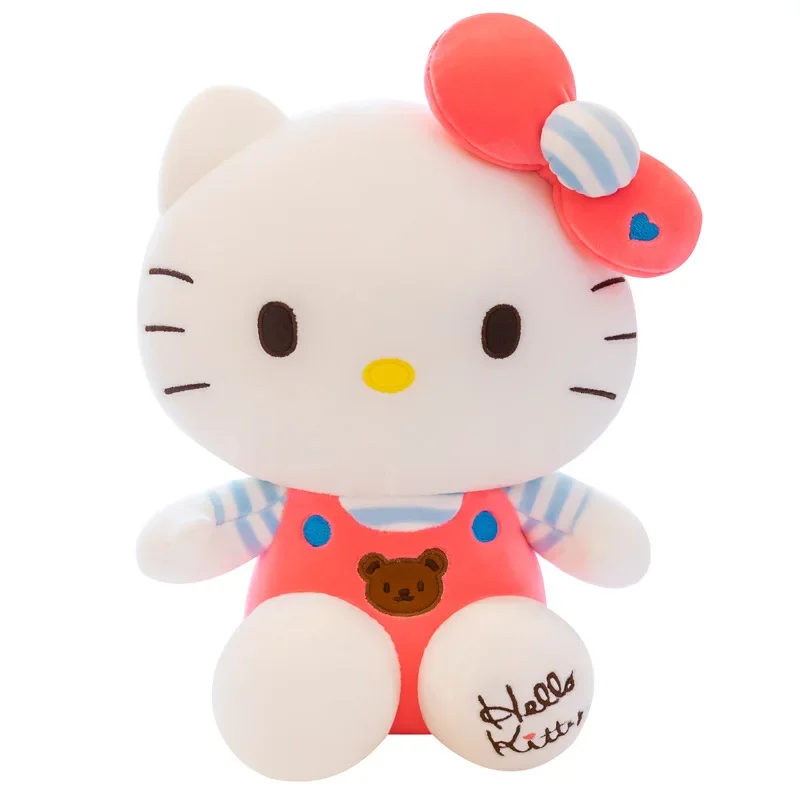 

30/45/60cm Sanrio Hello Kitty Cat Big Size Plush Toys Cartoon KT Cat Plushie Dolls Soft Stuffed Anime Pillow Kids Birthday Gifts