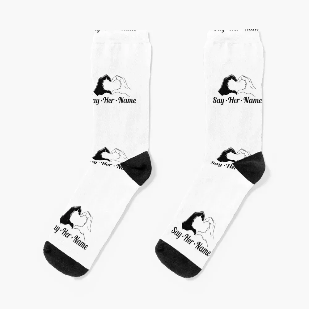 Say Her Name Meaning Socks kawaii Non-slip designer brand Girl'S Socks Men's