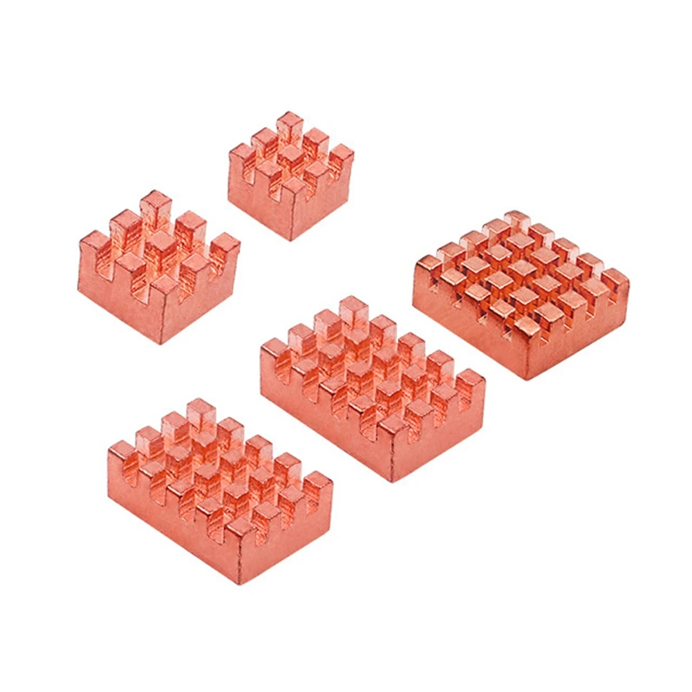 

A37T-1Set Высококачественный медный комплект охлаждения: Радиаторы радиатора для аксессуаров для разработчиков Banana Pi Openwrtone