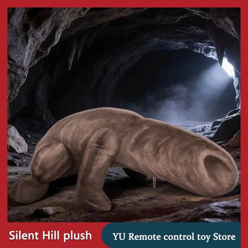

Плюшевая кукла Silent Hill с раздельной головой и молнией на рту, плюшевая игрушка по мотивам хоррор-игр, коллекционная, в готическом стиле, подарок на Рождество, день рождения, детский подарок