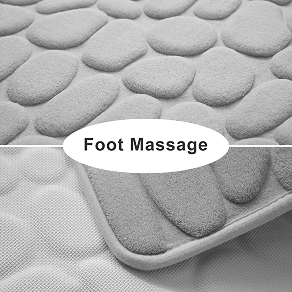 

Non slip Floor Mat Absorbent Memory Doormat Bathroom Anti slip Foot Pad Soft Washable Protect Floor Foot Massage Locking
