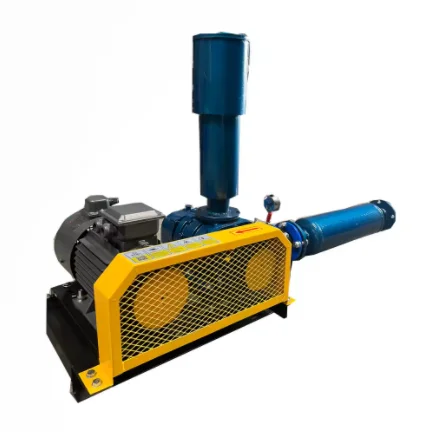 Roots Type Blower 7.5KW High Pressure Air Blower For Fish Aeration Vortex Aeration Pump Blower