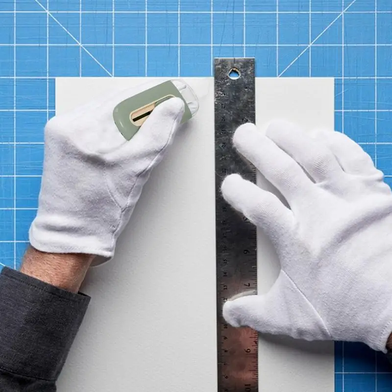 Paper Cutter Unwrapping Tool Art Cutter Safe Box Cutters With Automatic Locking Portable Letter Opener For Cardboard Foam Core