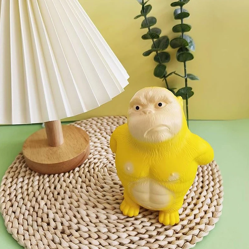 ألعاب الأورانجوتان العملاقة المضادة للإجهاد ، لعبة إسفنجية ، قرد مرن ، غوريلا مضحكة ، ألعاب لتخفيف التوتر ، ديكور منزلي ، كبير