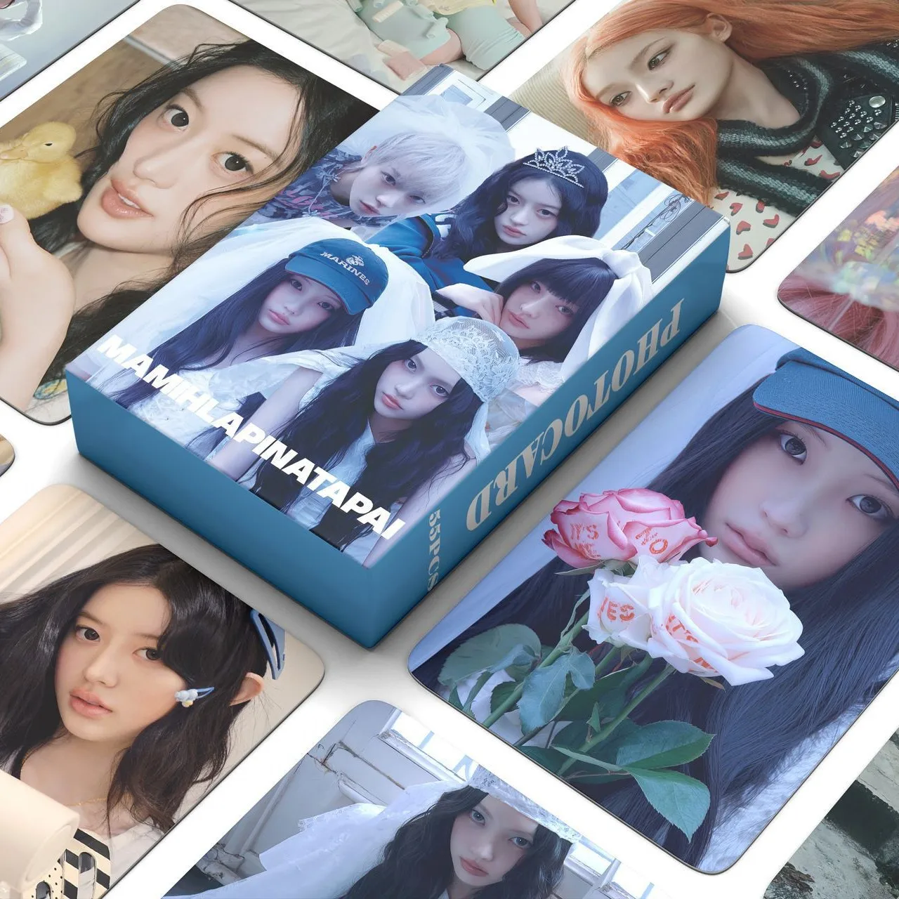 55pcs/92Pcs Set IL It’s Me greeting cards 2nd Digital Single Sunday Morning Photo Double-sided LOMO Cards Fans Collect Gifts