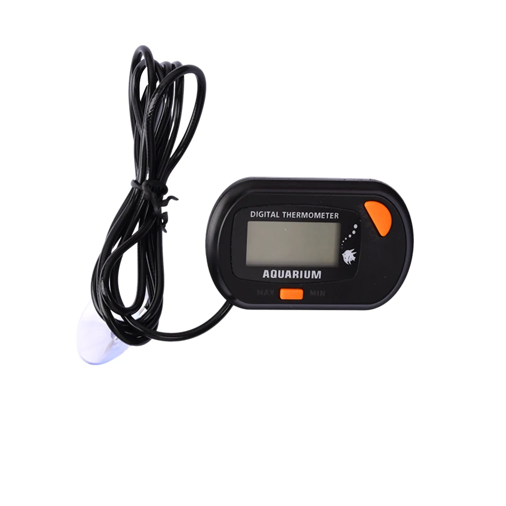 Fish Tank LCD Digital Aquarium Thermometer Temperature Water Meter Aquarium Temp Detector Fish Alarm Pet Supplies Tool Aquatic