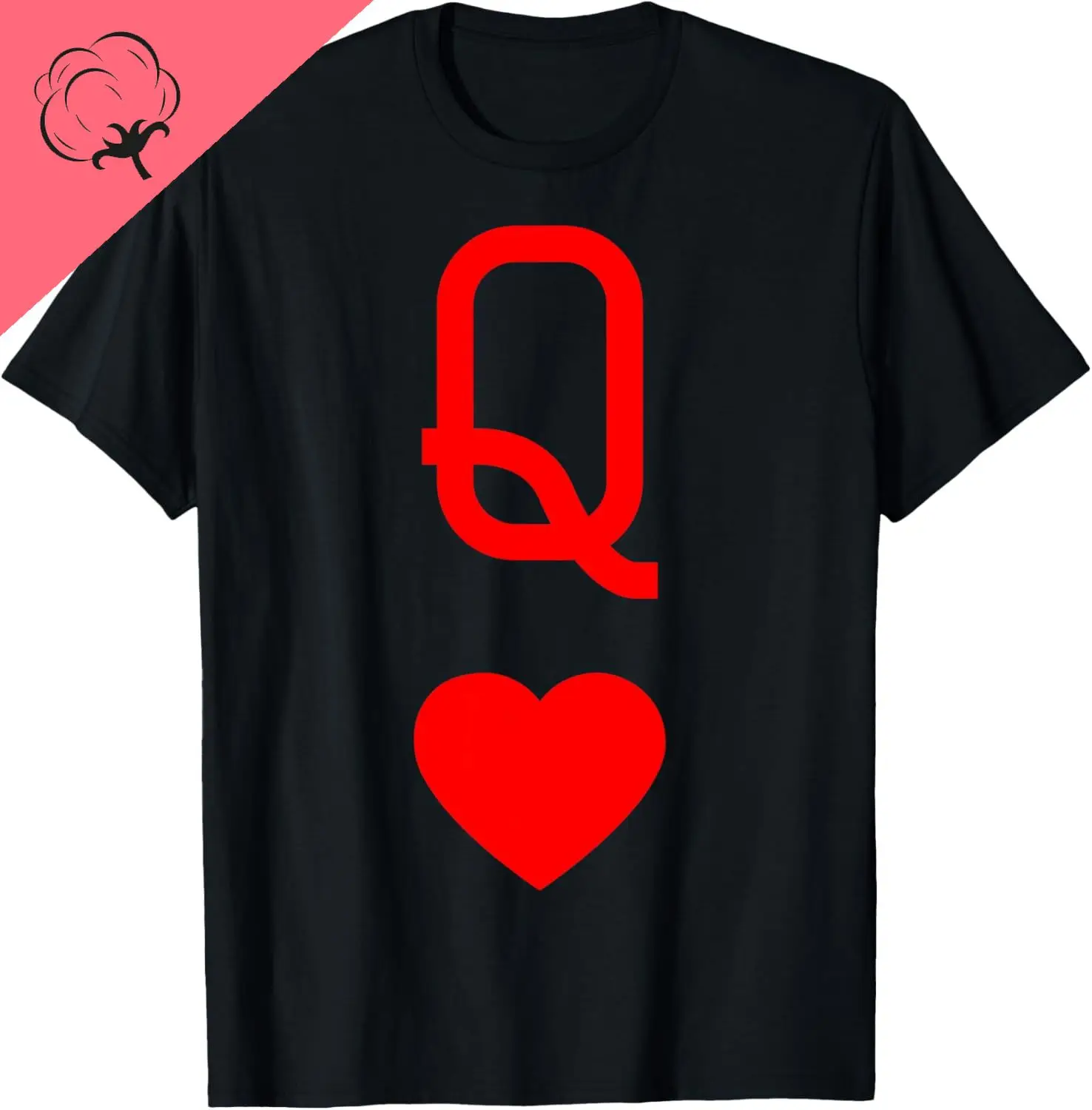 Poker Queen Gambling Casino Card Game Hand Fold T-Shirt Y2k  Vintage T Shirt Custom Printed Graphic T Shirts Ropa Hombre