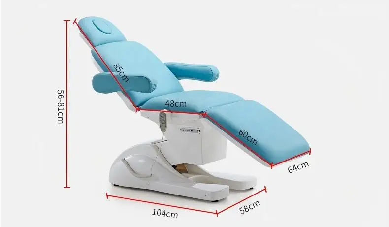 Hot Selling Ergonomic Aesthetic Bed Beauty Beautician Salon 4 3 Motor Electric Facial Spa Massage Table Luxury Lash Bed