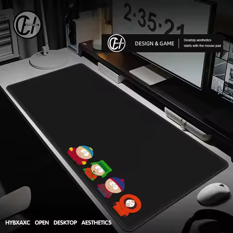 S-Souths Funny P-Park Mousepad Boy Pad Natural Rubber Gaming mousepad Desk Mat Size for Gameing