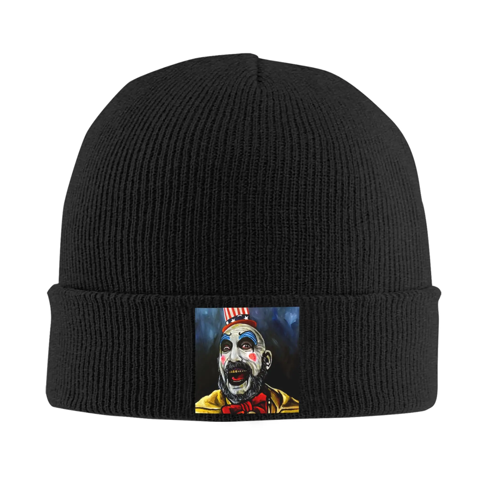 Captain Spaulding Skullies Beanies Caps Winter Warm Women Men Knitting Hats Unisex Adult Halloween Horror Film Bonnet Hat